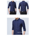 Men′s Shirt Long Sleeve Slim Fit Shirt Casual Spring High Quality Men′s Shirts